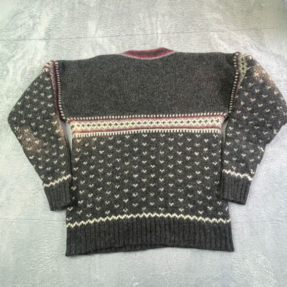 Vintage Nordic Regatta Mens Wool Sweater Large Fishermancore Cabincore Cozycore - Picture 10 of 13